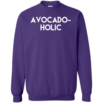 Avocado-Holic Avocado Funny Humorous Trending T-shirt Purple