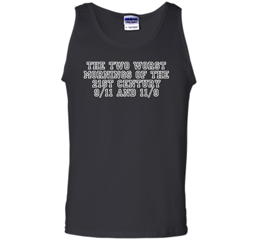 The Two Worst Mornings Of The 21st Century 9/11 And 11/9 T-shirt Black