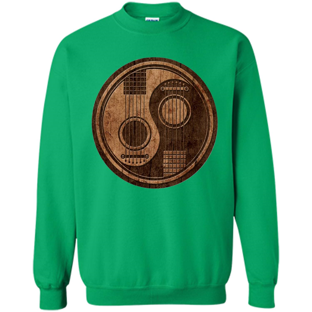 Best gift for Guitar T-shirt Guitar Ying-Yang Gift Irish Green