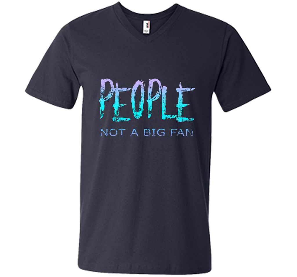 People Not A Big Fan T-shirt Navy
