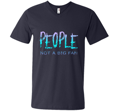 People Not A Big Fan T-shirt Navy