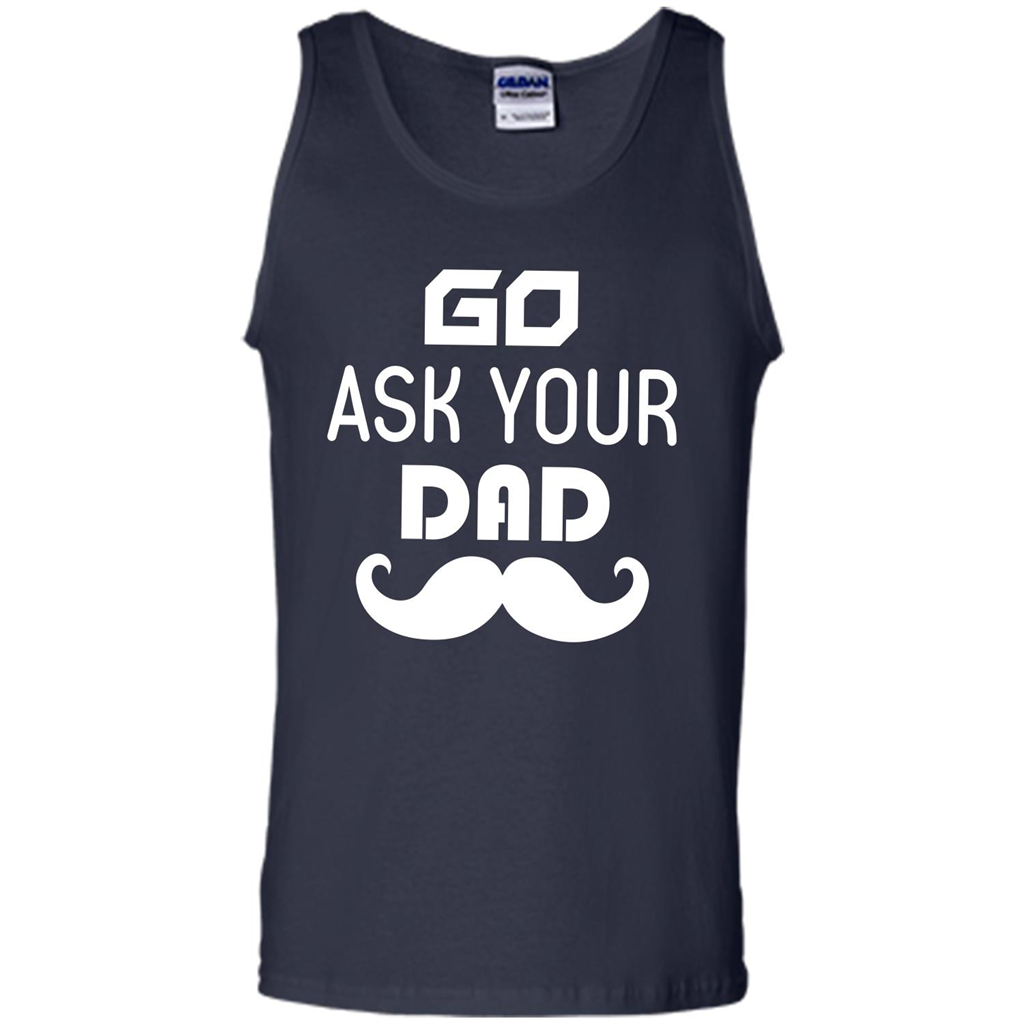 Mommy T-shirt Go Ask Your Dad Navy