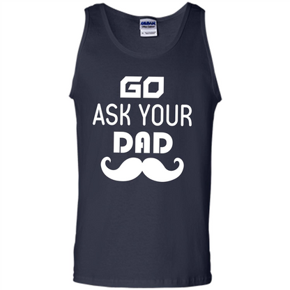 Mommy T-shirt Go Ask Your Dad Navy