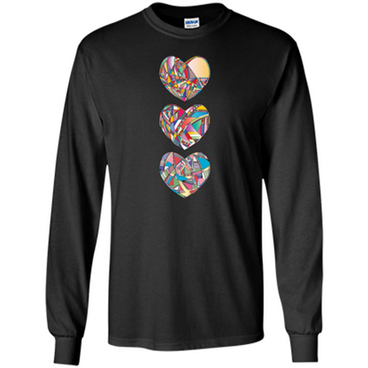 Hearts T-shirt Black
