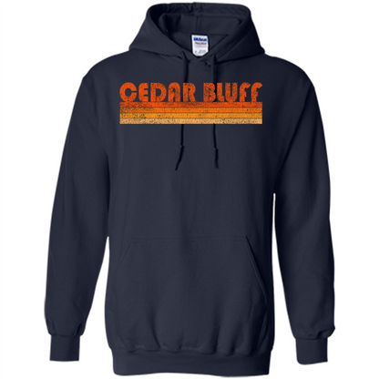 Vintage Retro Cedar Bluff Alabama T-shirt Navy