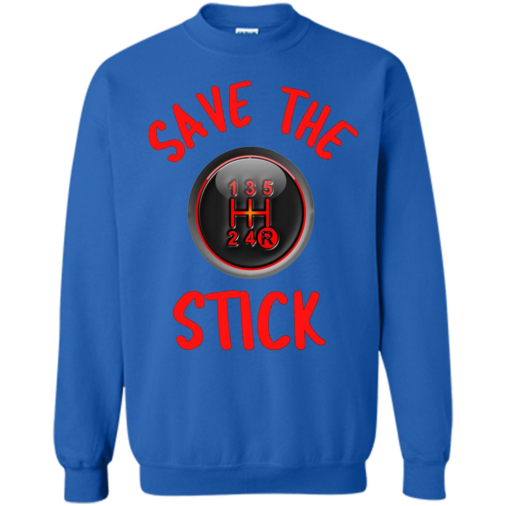 Car Racing T-Shirt Save The Stick Royal
