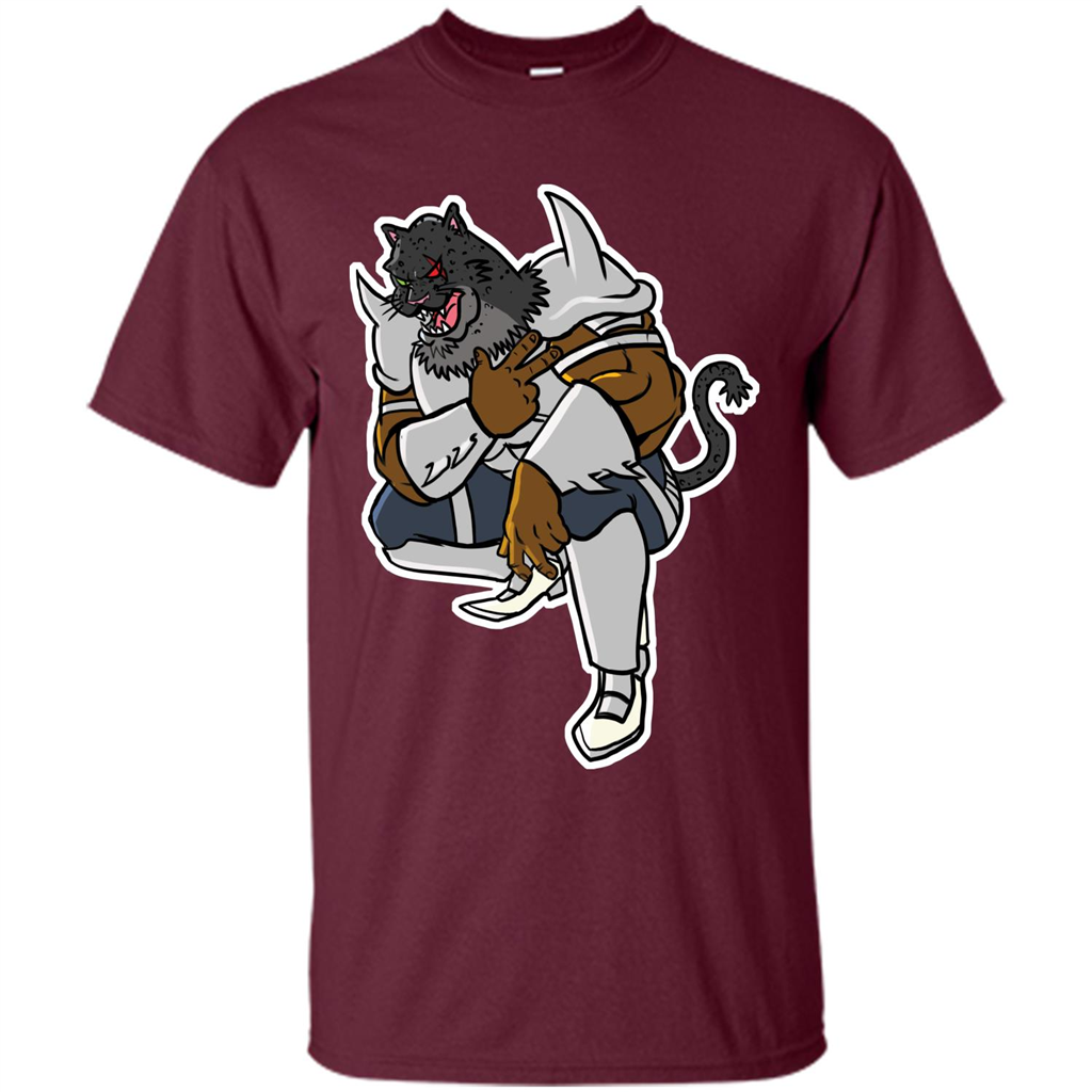 Black King T-Shirt Maroon