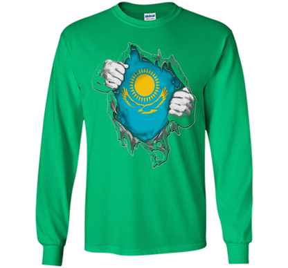 T Shirt for Super Kazakhstan cool shirt Irish Green