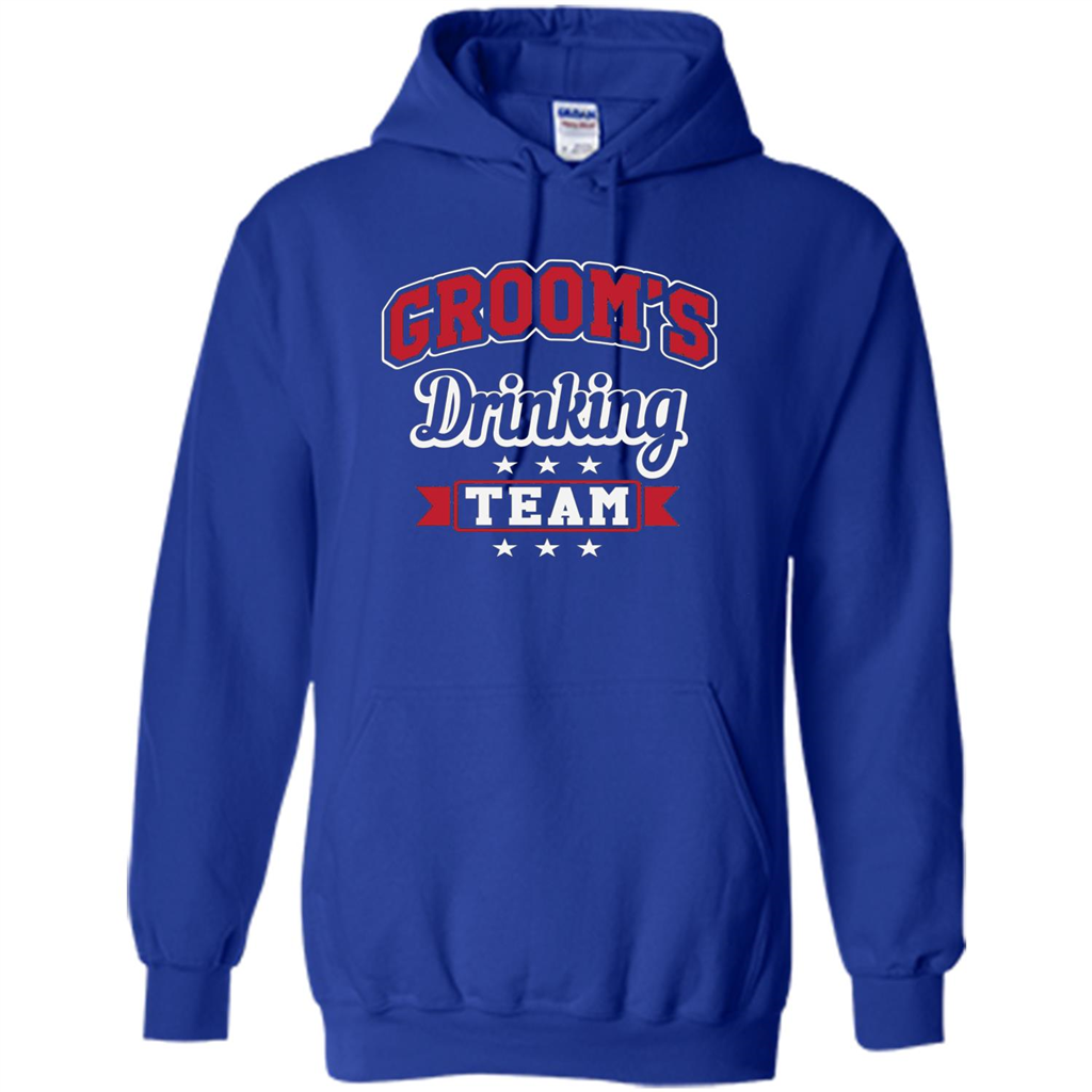 Funny Groom's Drinking Team T-shirt Bachelor Party