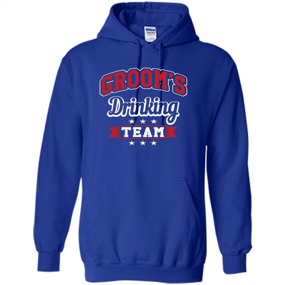 Funny Groom's Drinking Team T-shirt Bachelor Party