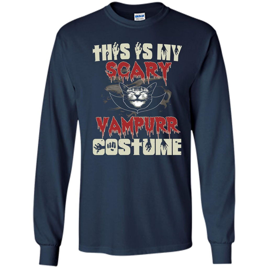 Halloween T-shirt This Is My Vampurr Costume T-Shirt