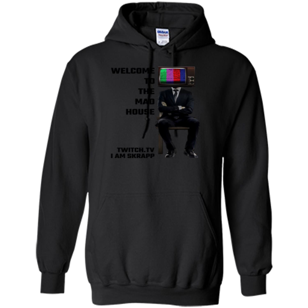 Welcome To The Mad House - I Am Skrapp T-shirt Black