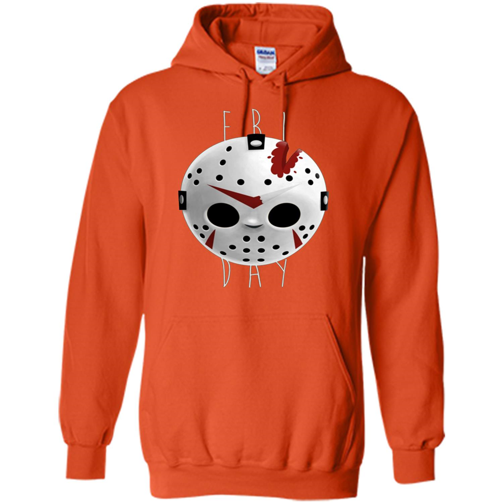 Friday The 12Th Shirt Funny Jason T-Shirt Orange
