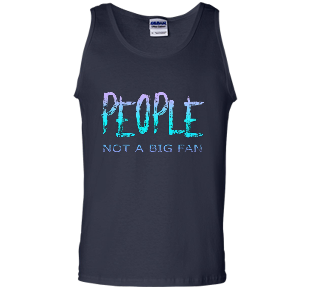 People Not A Big Fan T-shirt Navy