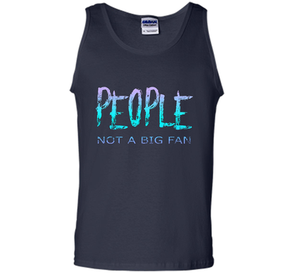 People Not A Big Fan T-shirt Navy