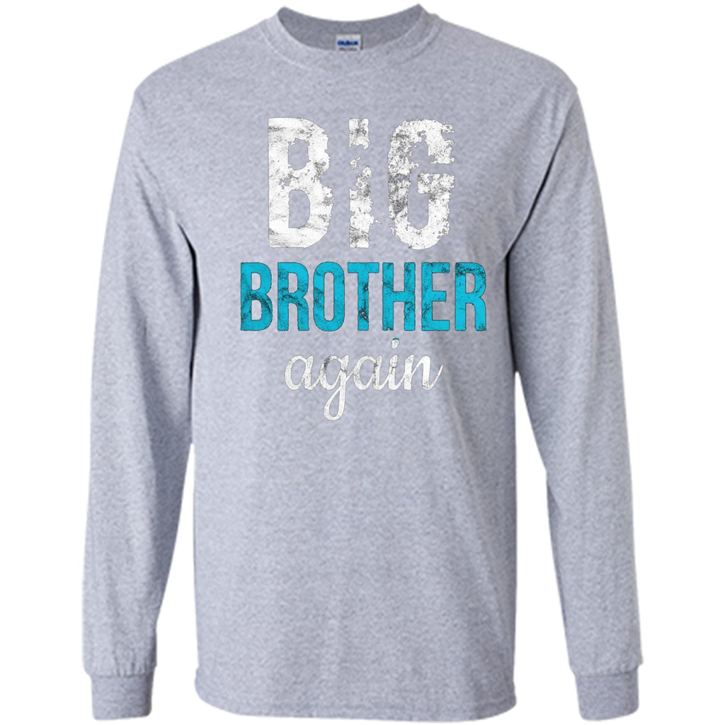 Big Brother Again Distressed T-shirt Sport Grey
