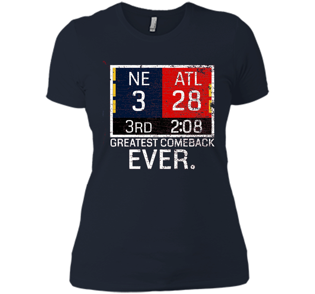 New England 3 - Atlanta 28 T-shirt - Greatest Comeback Ever T-shirt