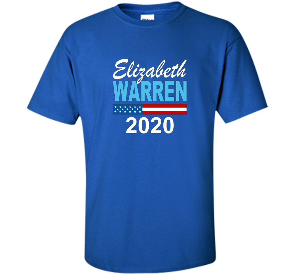 Elizabeth Warren 2020 T-shirt - E1226 shirt Royal