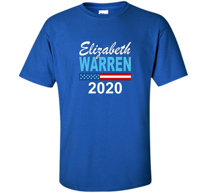 Elizabeth Warren 2020 T-shirt - E1226 shirt Royal