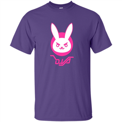 Overwatch D.VA Bunny Spray T-shirt Purple