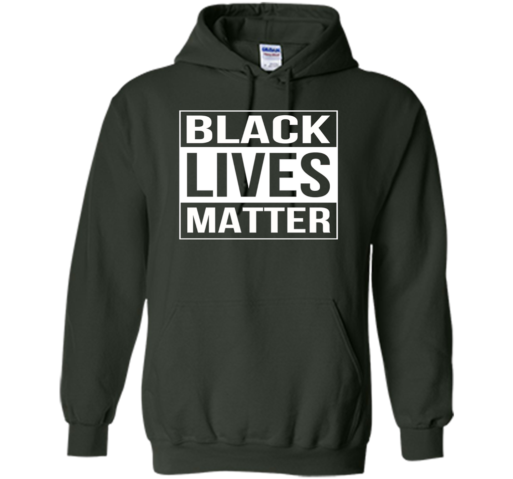 Black Lives Matter Political Protest T-Shirt shirt Forest Green