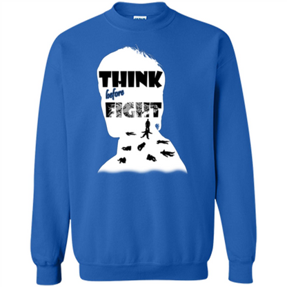 Think Before Fight T-shirt Royal