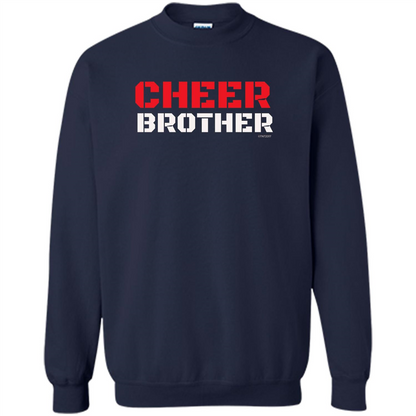 Cheer Brother T-Shirt for Brothers of Cheerleaders Navy
