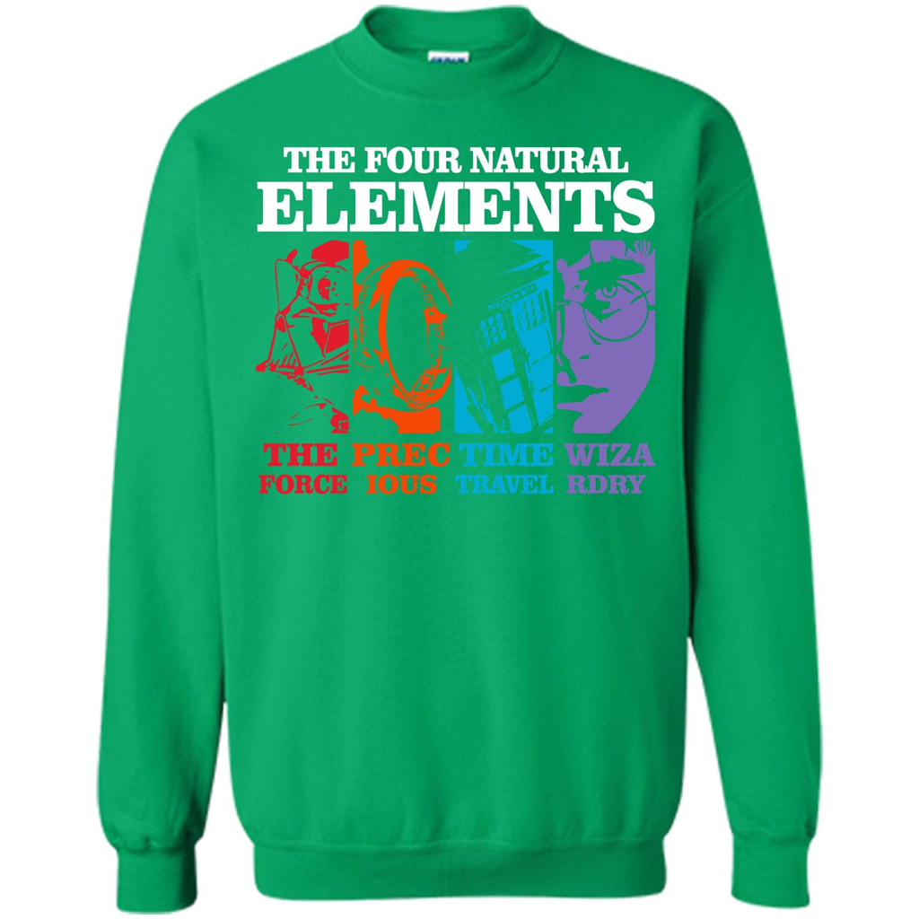Movie T-shirt The Four Natural Elements T-shirt Irish Green