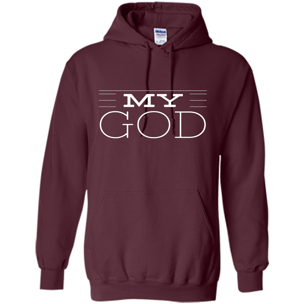 Christian T-shirt My God Maroon
