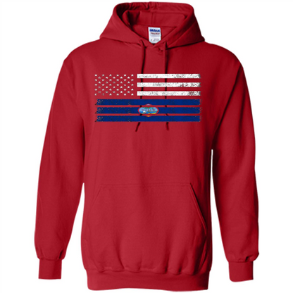Guamanian American Flag - USA Guam T-shirt Red