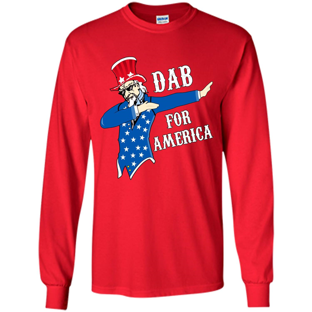 Independen Day T-shirt Patriotic Uncle Sam Dabbing. 4th of July Red