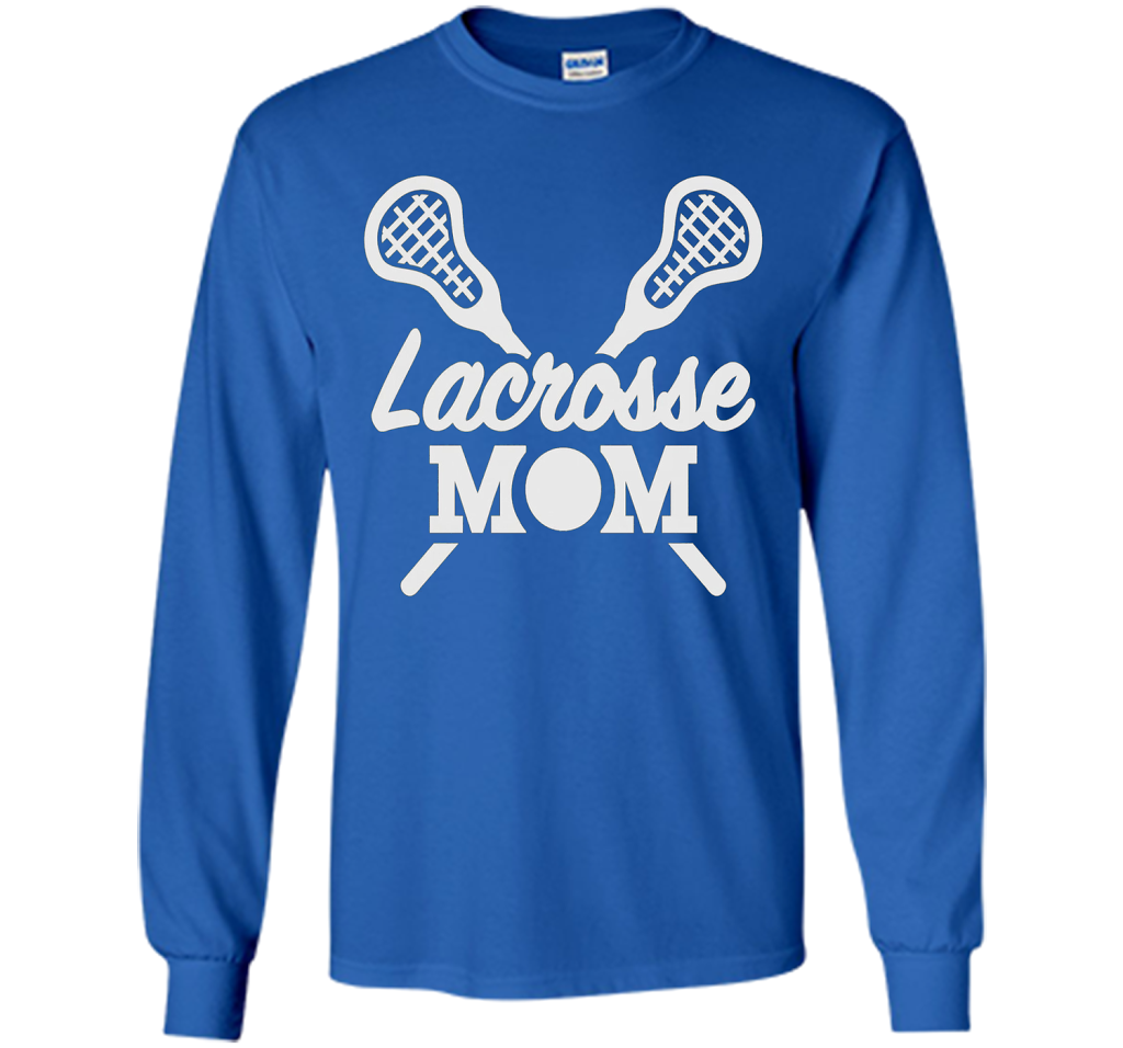 Lacrosse Mom T Shirt cool shirt Royal
