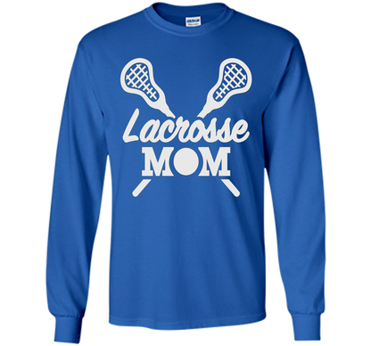 Lacrosse Mom T Shirt cool shirt Royal