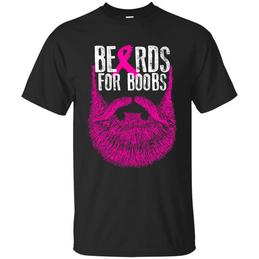 Beards For Boobs T-shirt Black