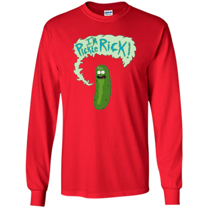 TV Series T-shirt I'm Pickle Rick T-Shirt Red