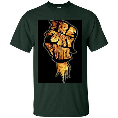 Fire Fury Power T-shirt Forest Green