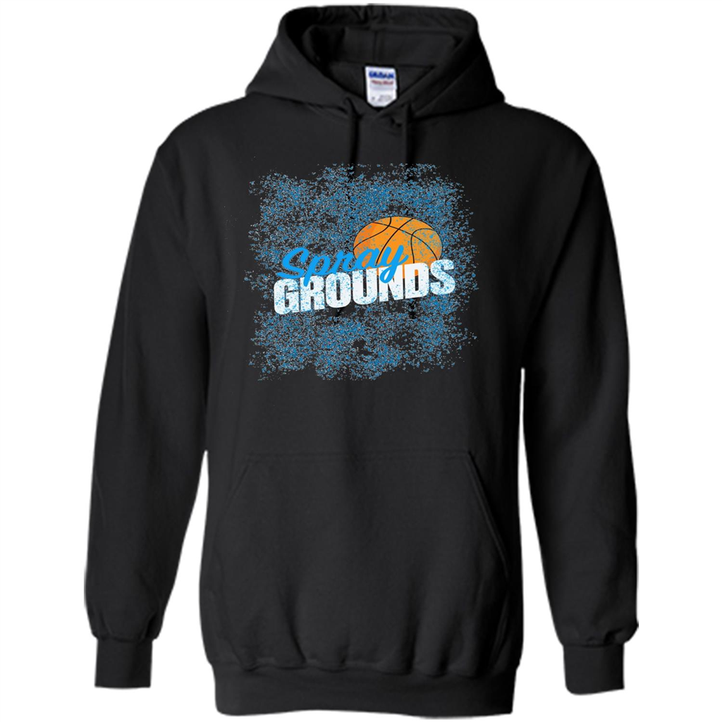 Basketball Lover T-shirt Spray Grounds T-shirt Black