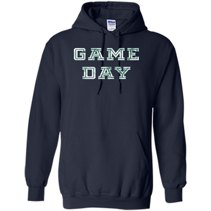 Game Day Football T-Shirt For Football Fans Navy