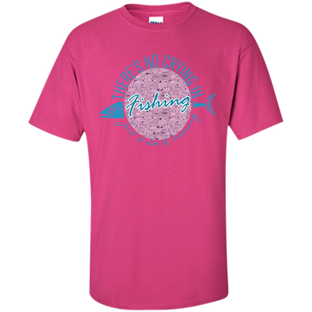 Fishing T-shirt No Crying Fishing Heliconia
