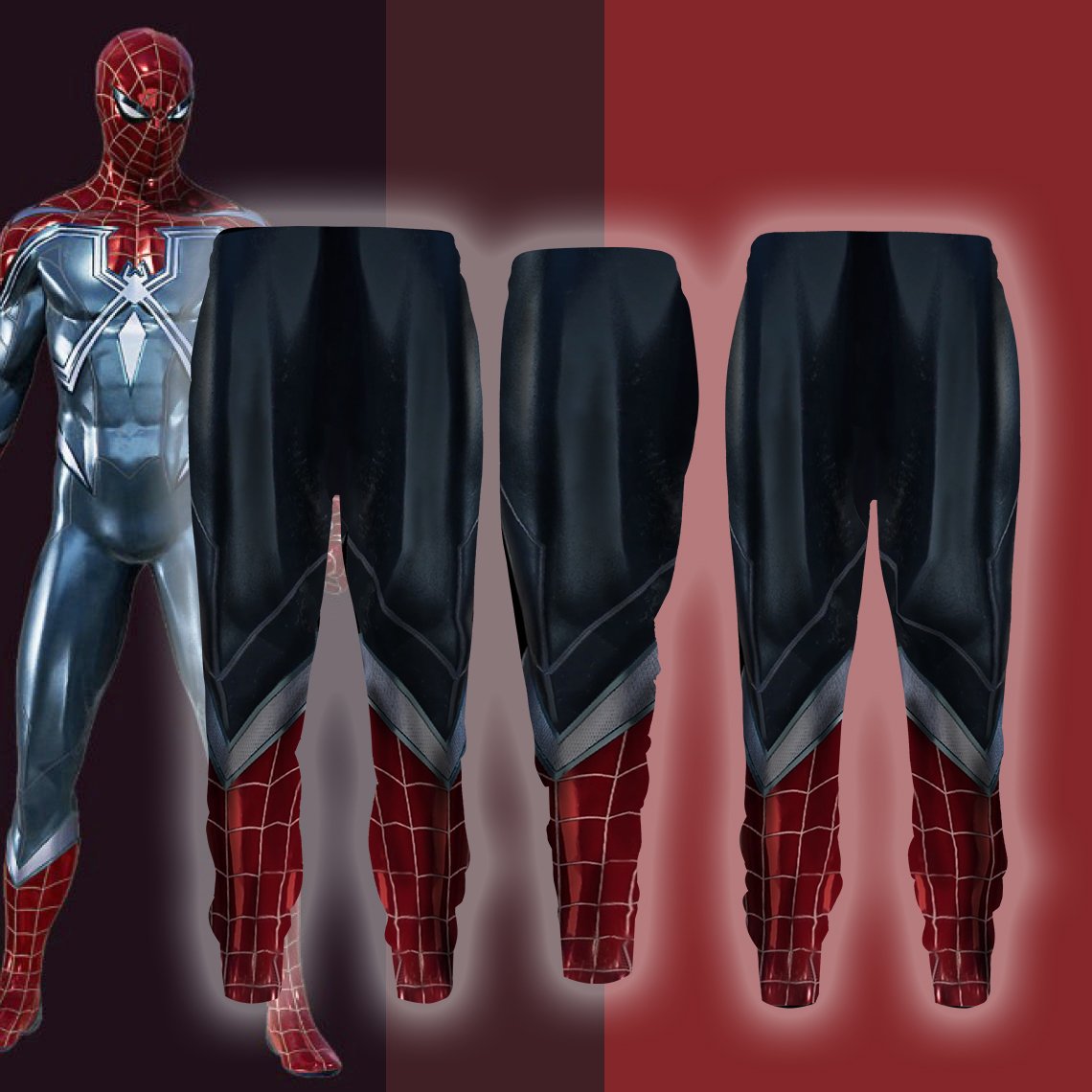 Spider-Man PS4 Spider-Man-DLC Cosplay Jogging Pants