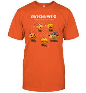 Grandma mae's favorite pumpkin patch Halloween Custom T-Shirt