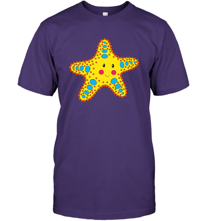 Starfish Summer Beaches Shirt T-Shirt T-Shirt Purple