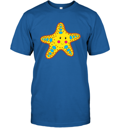 Starfish Summer Beaches Shirt T-Shirt T-Shirt Royal