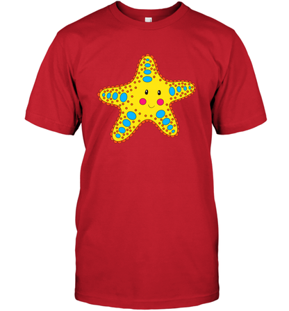 Starfish Summer Beaches Shirt T-Shirt T-Shirt Red