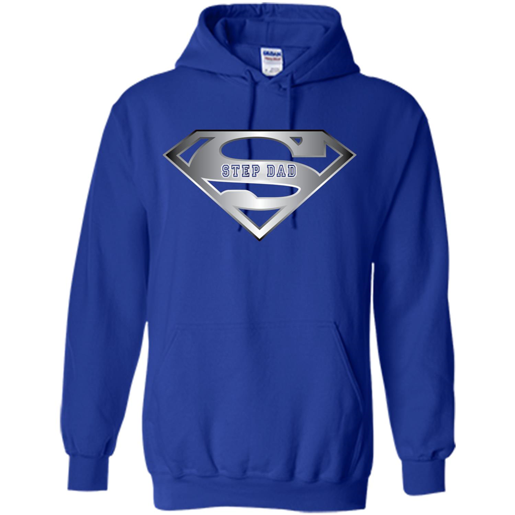 Fathers Day T-shirt Super Step Dad Royal