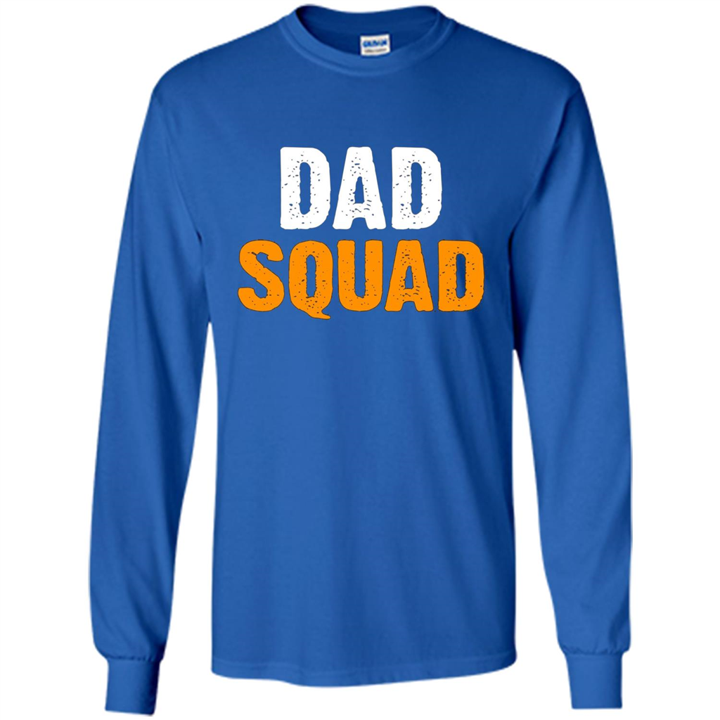 Fathers day T-shirt DAD Squad Funny T-Shirt Royal