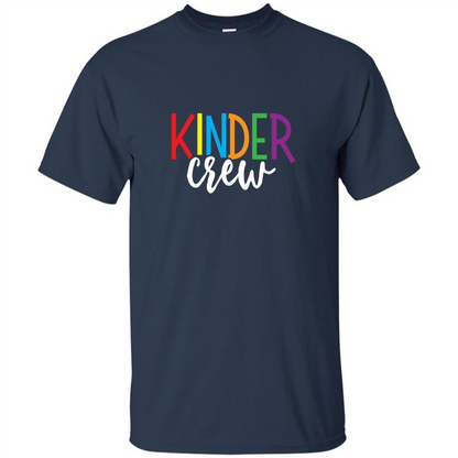 Cute Kindergarten Teacher Team T-Shirt Navy