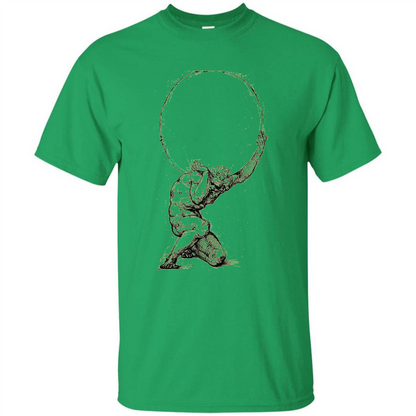 Atlas Greek Mythology Greece T-Shirt Irish Green