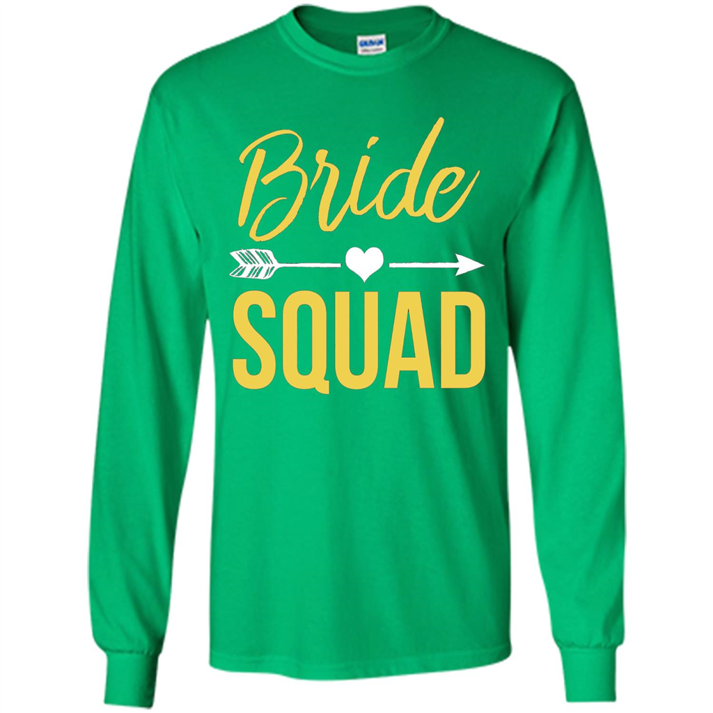 Bachelorette Party T-Shirts Bridesmaids Bride Squad T-Shirt Irish Green