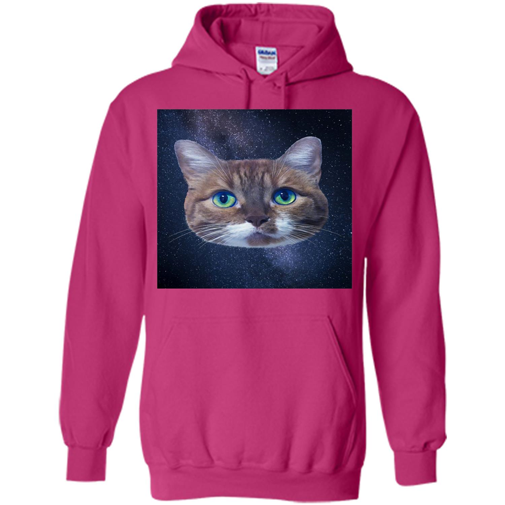 Galaxy Cat T-shirt Heliconia